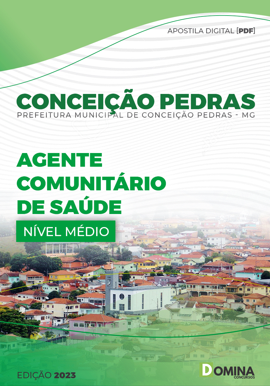 Apostila Pref Conceição Pedras MG 2023 Agente Comunitário Saúde