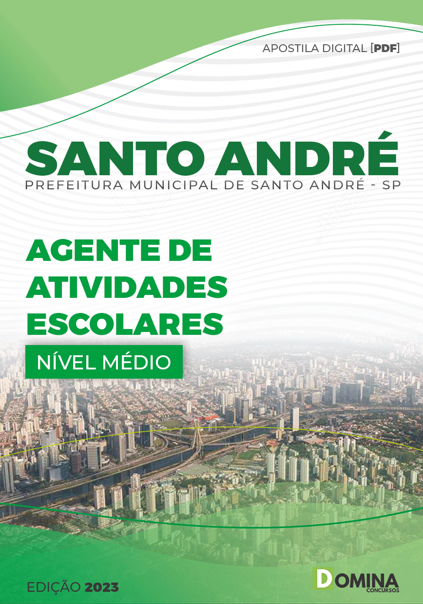 Apostila Pref Santo André SP 2023 Agente Atvidades Escolares