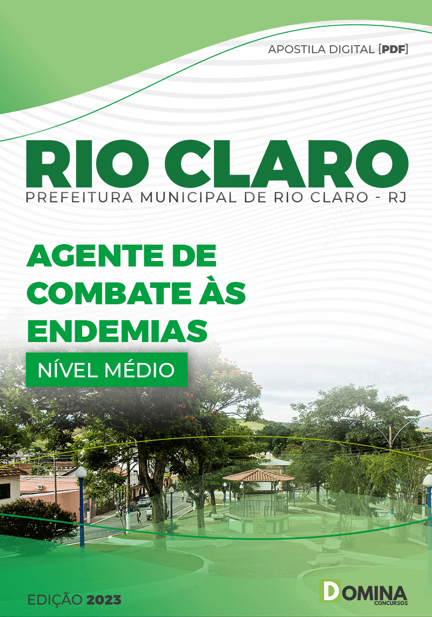 Apostila Pref Rio Claro RJ 2023 Agente Combate Endemias
