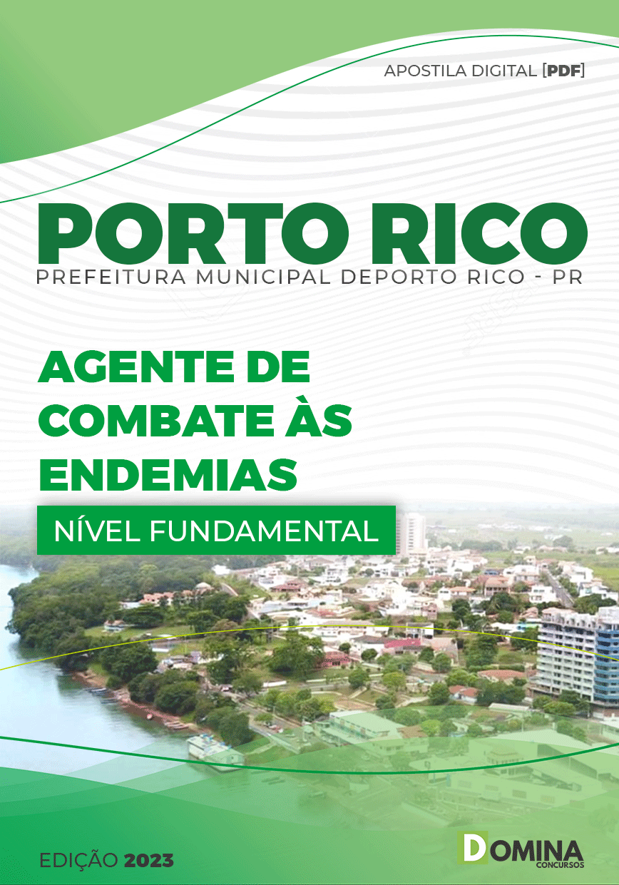 Apostila Pref Porto Rico PR 2023 Agente Combate Endemias