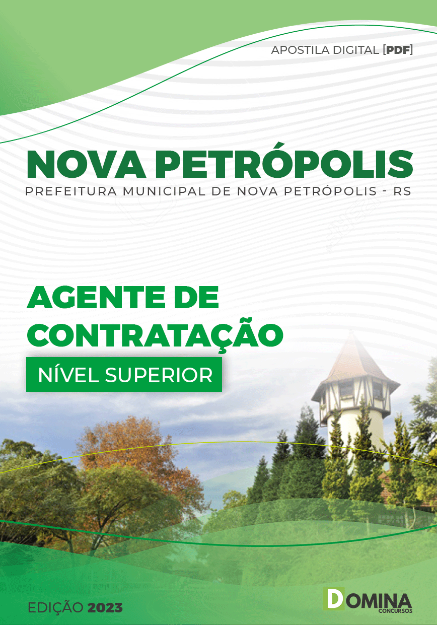 Apostila Pref Nova Petrópolis RS 2023 Agente Contratação