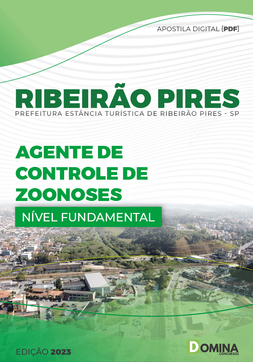 Apostila Pref Ribeirão Pires SP 2023 Agente Controle Zoonoses
