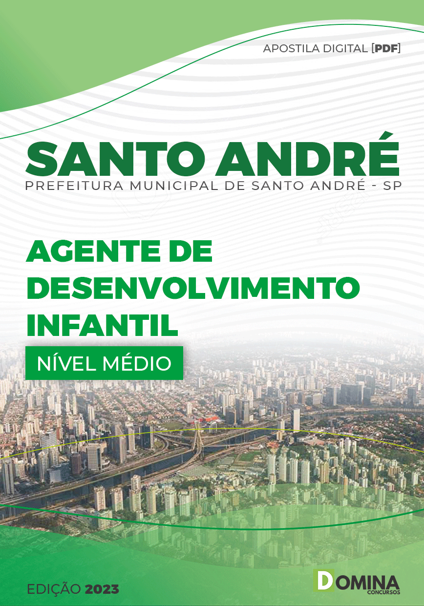 Apostila Pref Santo André SP 2023 Agente Desenvolvimento Infantil