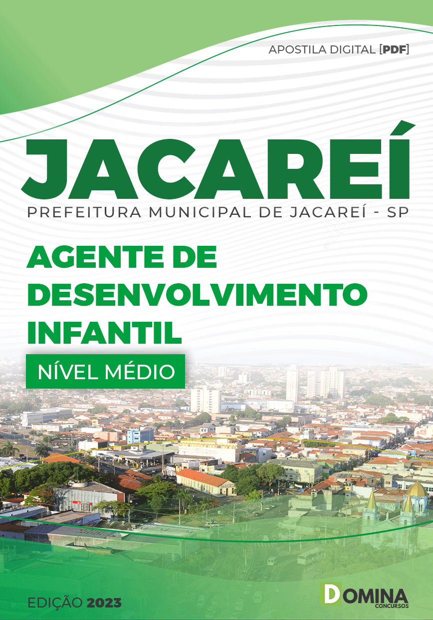 Apostila Pref Jacareí SP 2023 Agente Desenvolvimento Infantil