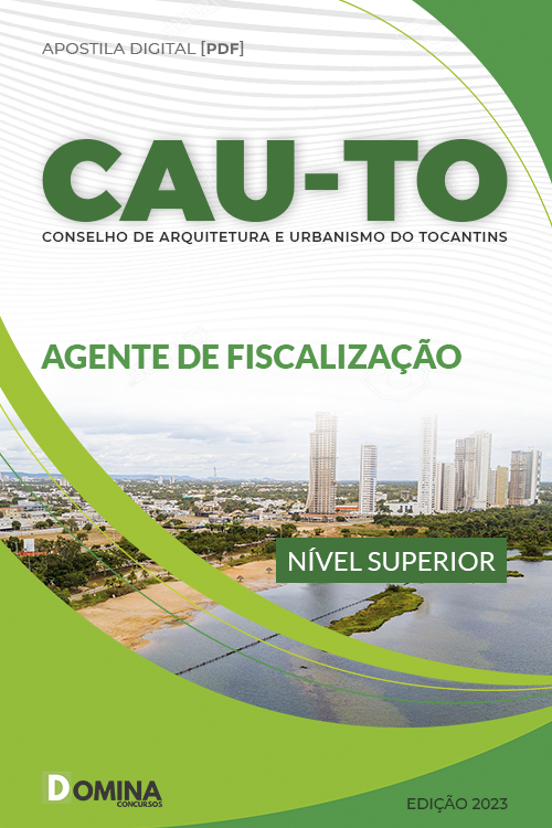 Apostila Concurso CAU TO 2023 Agente Fiscalização