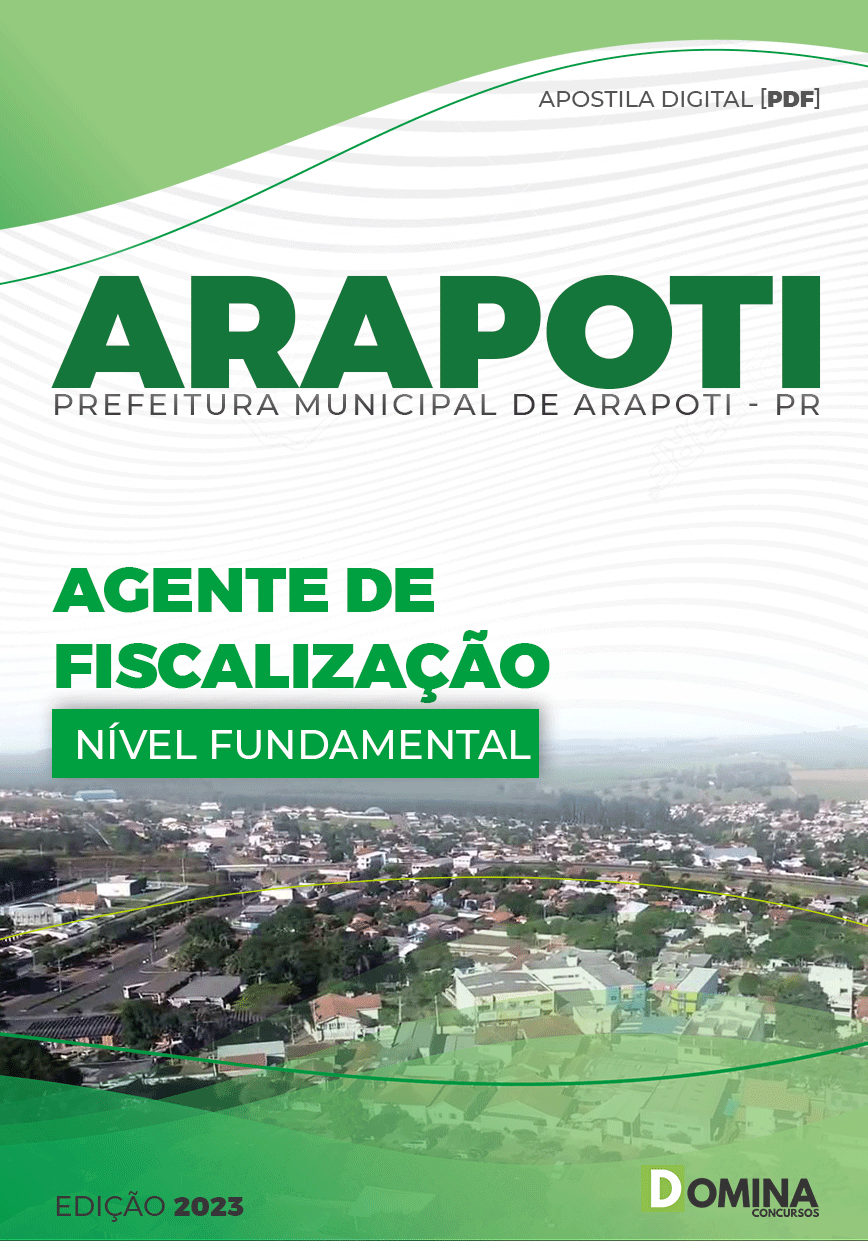 Apostila Concurso Pref Arapoti PR 2023 Agente Fiscalização