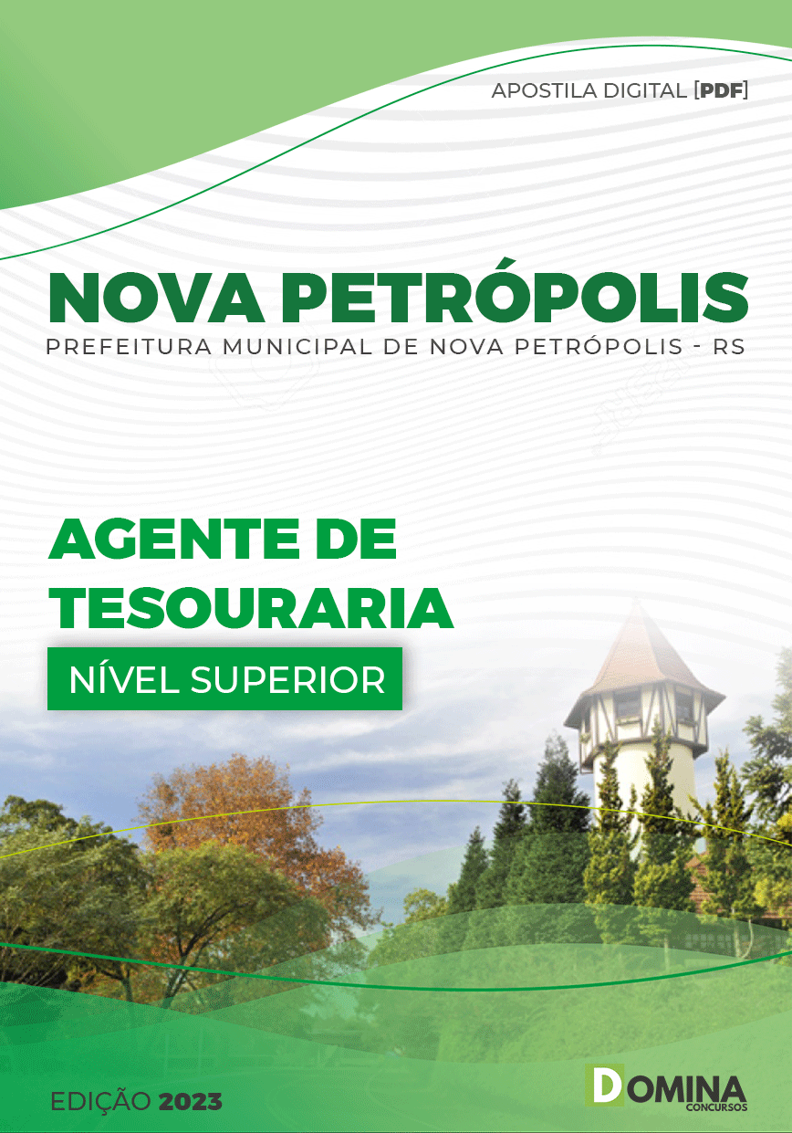 Apostila Pref Nova Petrópolis RS 2023 Agente Tesouraria