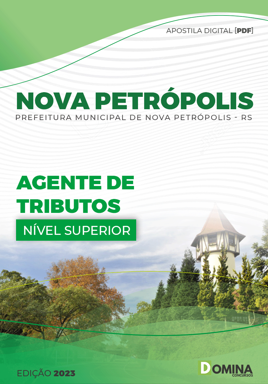 Apostila Pref Nova Petrópolis RS 2023 Agente Tributos