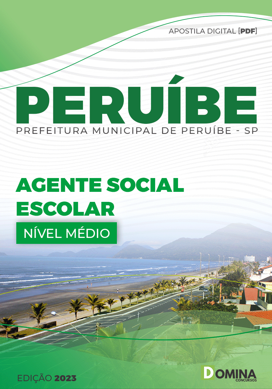 Apostila Digital Pref Peruíbe SP 2023 Agente Social Escolar