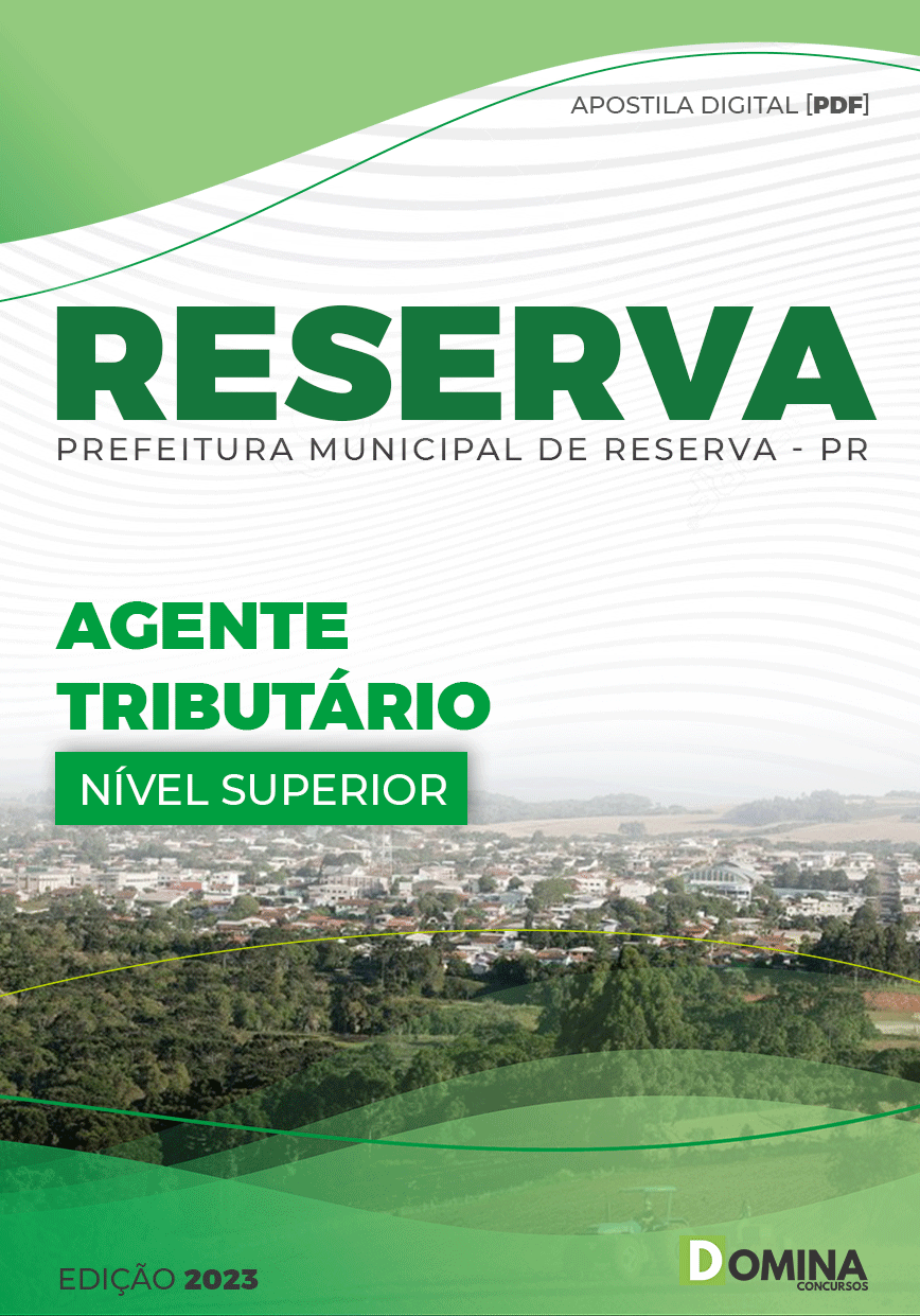 Apostila Concurso Pref Reserva PR 2023 Agente Tributário