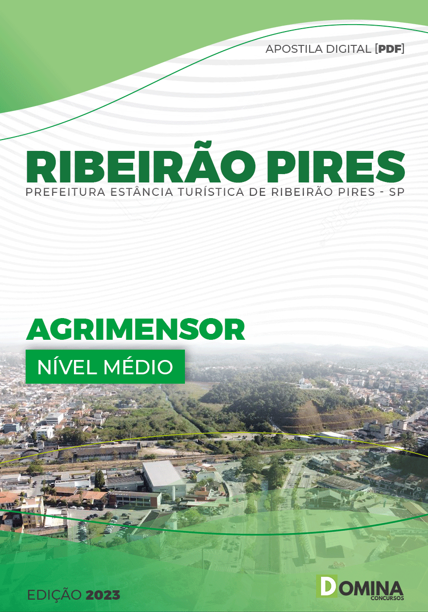 Apostila Digital Pref Ribeirão Pires SP 2023 Agrimensor