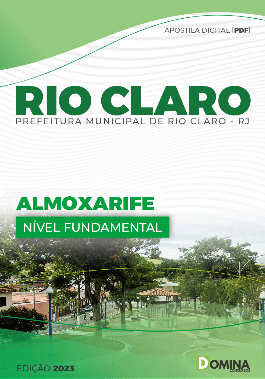 Apostila Concurso Pref Rio Claro RJ 2023 Almoxarife