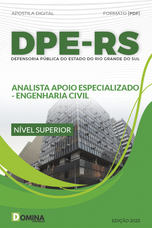 Apostila DPE RS 2023 Analista Especializado Engenharia Civil
