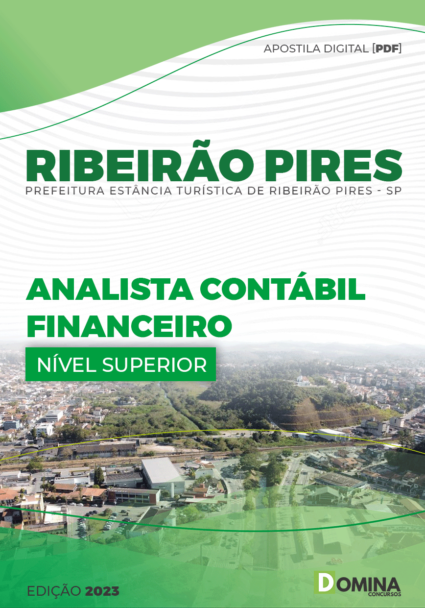 Apostila Pref Ribeirão Pires SP 2023 Analista Contábil Filha