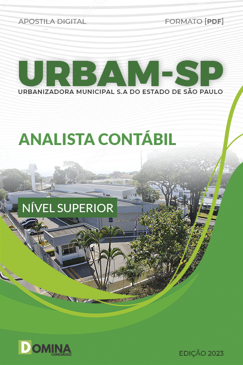 Apostila Concurso URBAM SP 2023 Analista Contábil