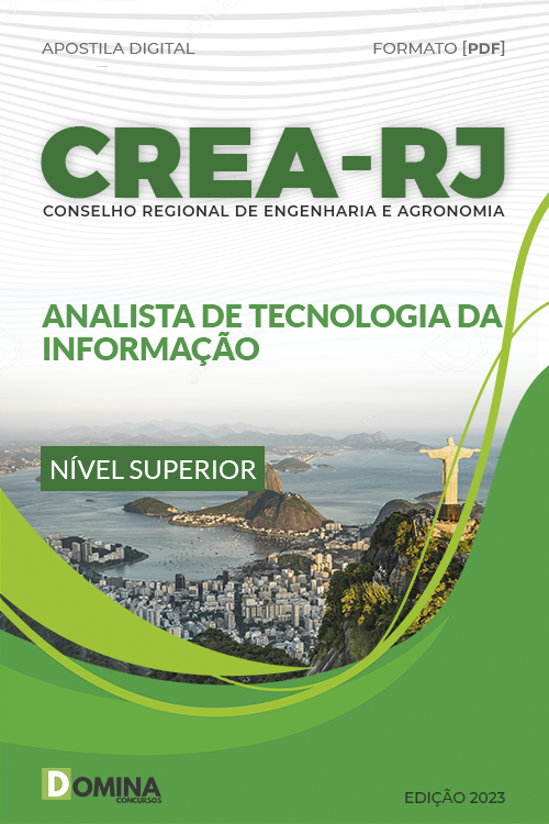 Apostila CREA RJ 2023 Analista Tecnologia Informação