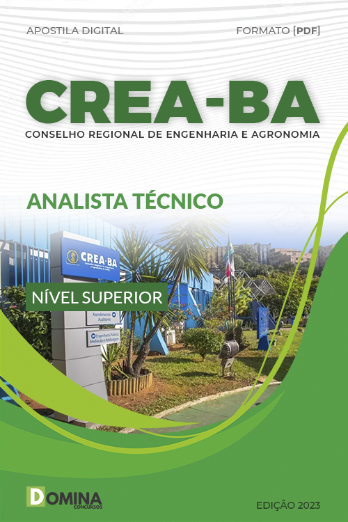 Apostila Digital CREA BA 2023 Analista Técnico COFIS