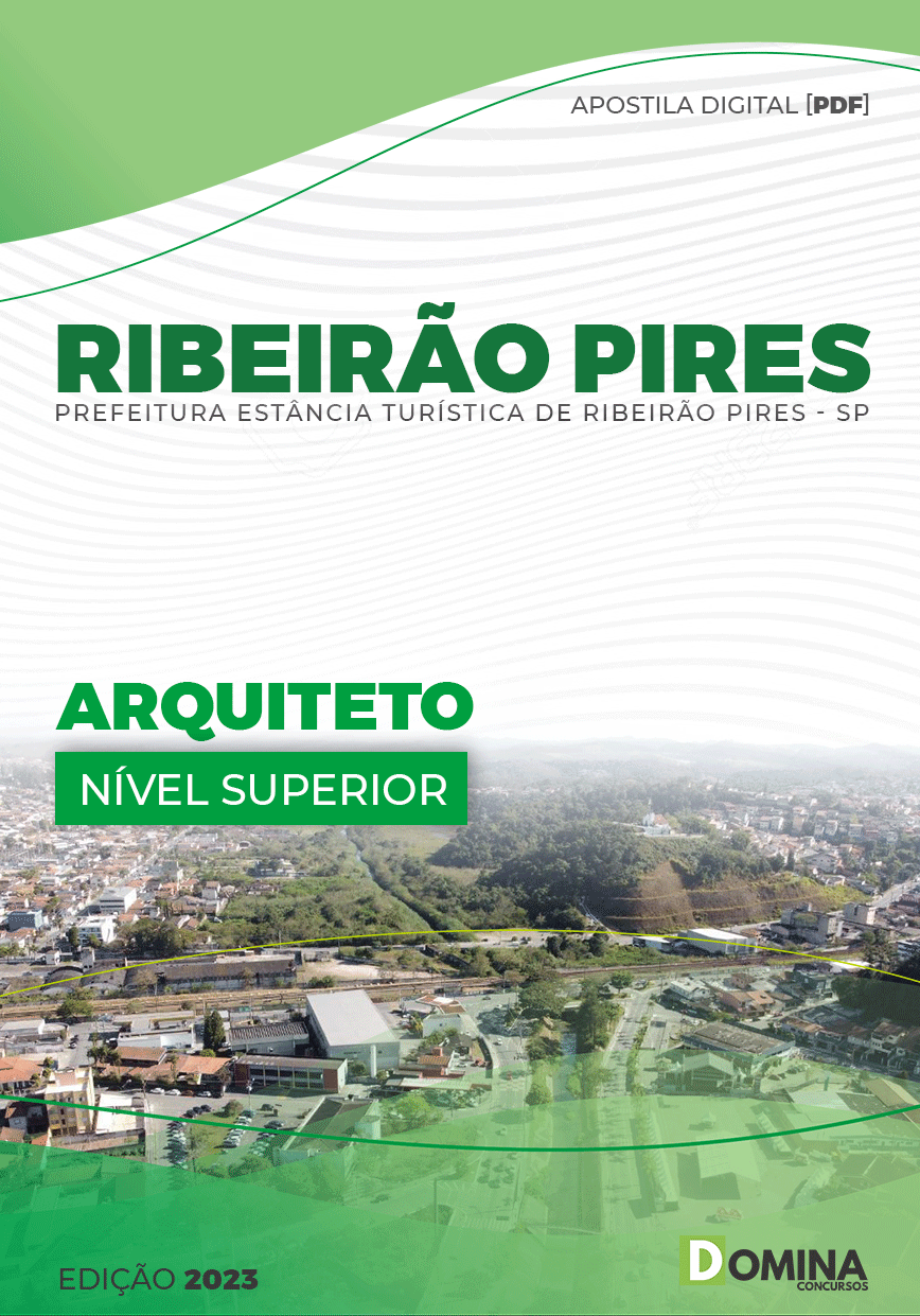 Apostila Digital Pref Ribeirão Pires SP 2023 Arquiteto
