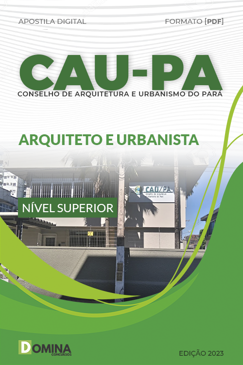 Apostila Concurso CAU PA 2023 Arquiteto Urbanista