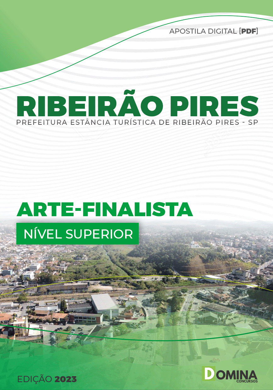Apostila Digital Pref Ribeirão Pires SP 2023 Arte Finalista