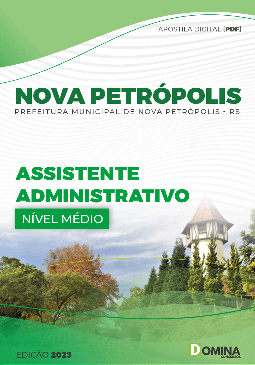 Apostila Pref Nova Petrópolis RS 2023 Assistente Administrativo
