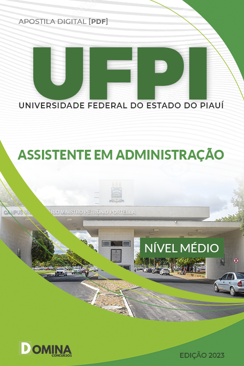 Apostila Digital UFPI 2023 Assistente Administrativo
