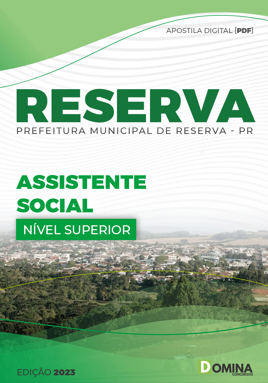 Apostila Concurso Pref Reserva PR 2023 Assistente Social