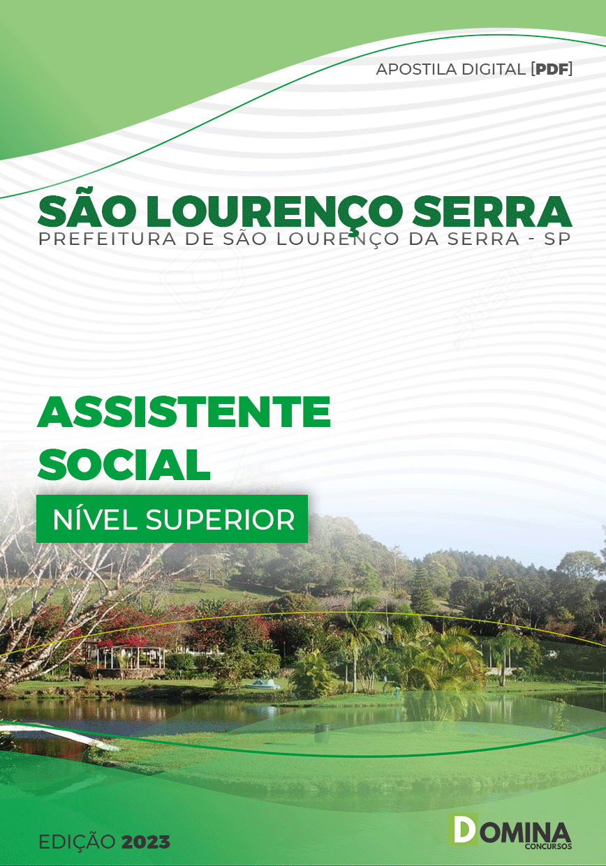 Apostila Pref São Lourenço Serra SP 2023 Assistente Social