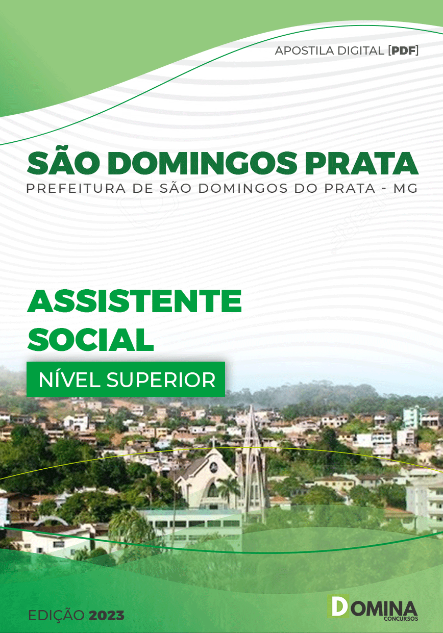 Apostila Pref São Domingos Prata MG 2023 Assistente Social