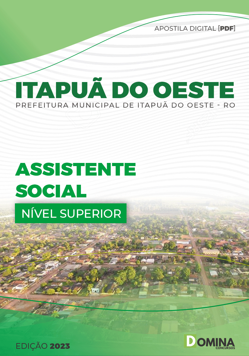 Apostila Pref Itapuã do Oeste RO 2023 Assistente Social