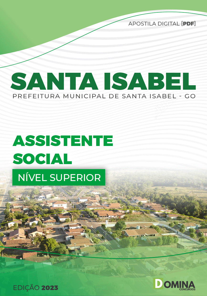 Apostila Pref Santa Isabel GO 2023 Assistente Social