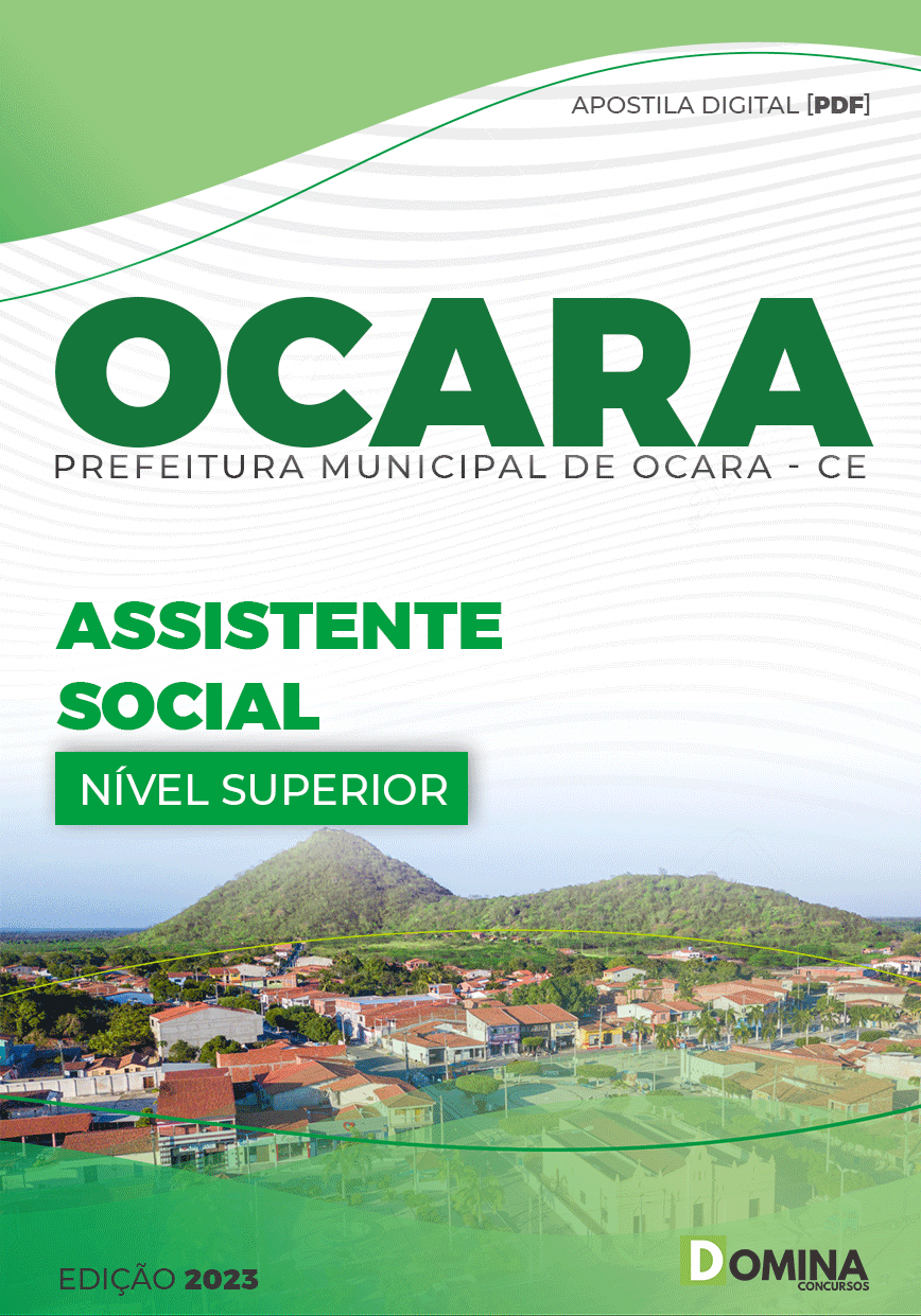 Apostila Concurso Pref Ocara CE 2023 Assistente Social