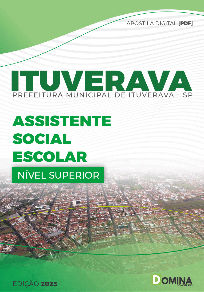 Apostila Concurso Pref Ituverava SP 2023 Assistente Social