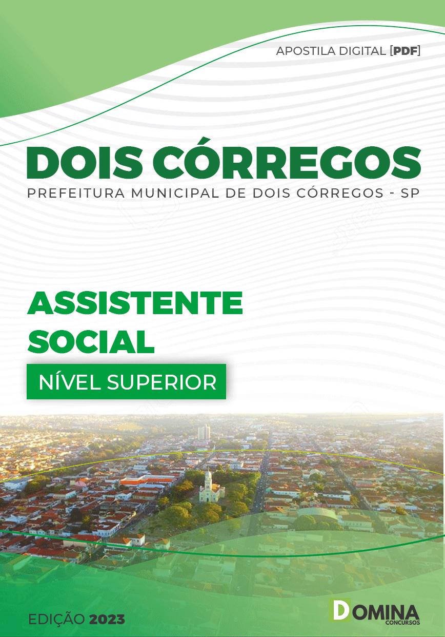 Apostila Pref Dois Córregos SP 2023 Assistente Social