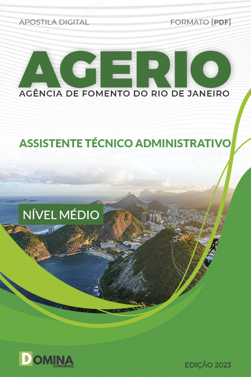 Apostila AGERIO 2023 Assistente Técnico Administração