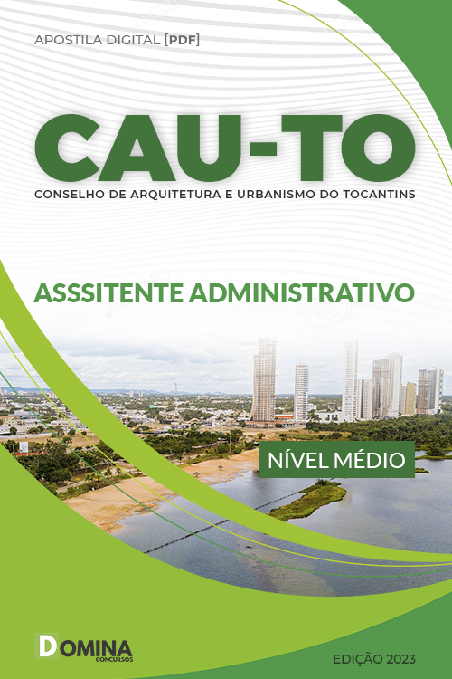 Apostila Concurso CAU TO 2023 Assistente Administrativo