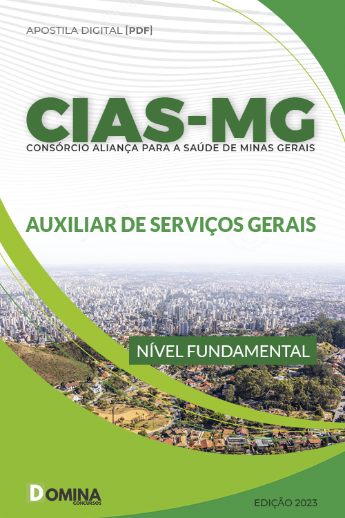 Apostila Digital CIAS MG 2023 Auxiliar Serviços Gerais
