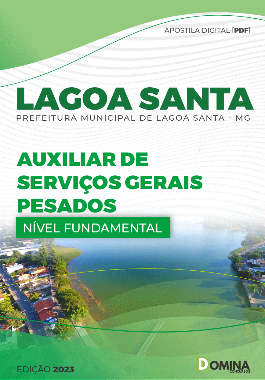 Apostila Pref Lagoa Santa GO 2023 Auxiliar Serviços Gerais Pesados