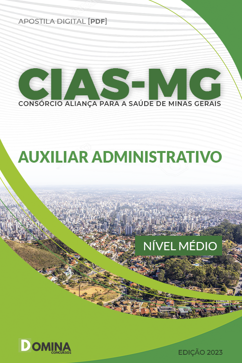 Apostila Digital CIAS MG 2023 Auxiliar Administrativo