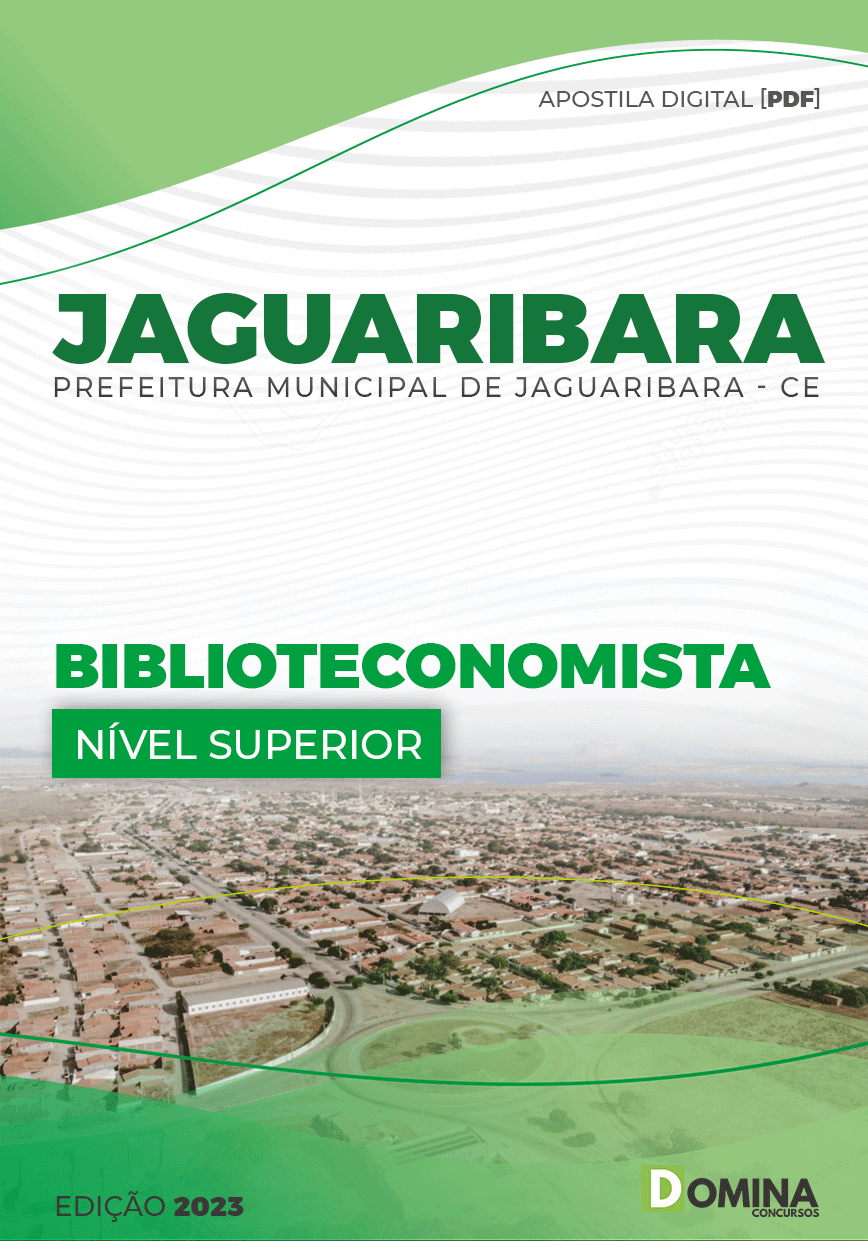 Apostila Concurso Pref Jaguaribara CE 2023 Biblioteconomista