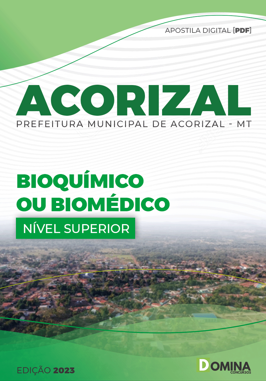 Apostila Digital Pref Acorizal MT 2023 Bioquímico