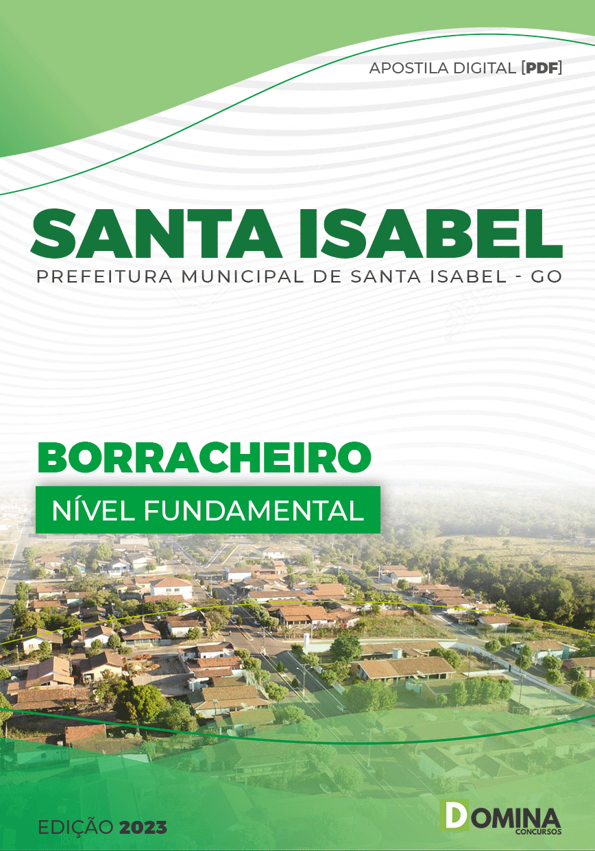 Apostila Concurso Pref Santa Isabel GO 2023 Borracheiro