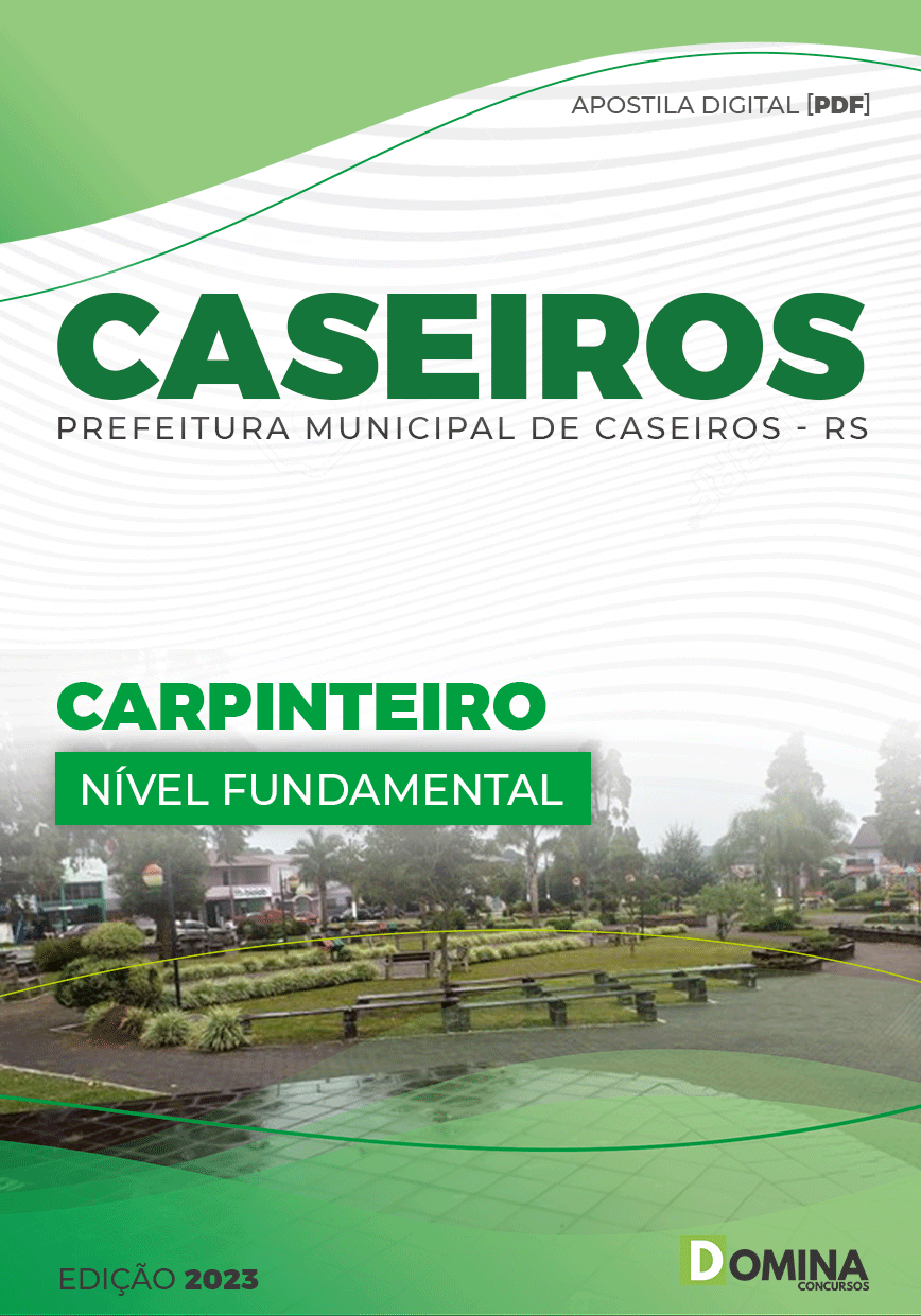 Apostila Concurso Pref Caseiros RS 2023 Carpinteiro