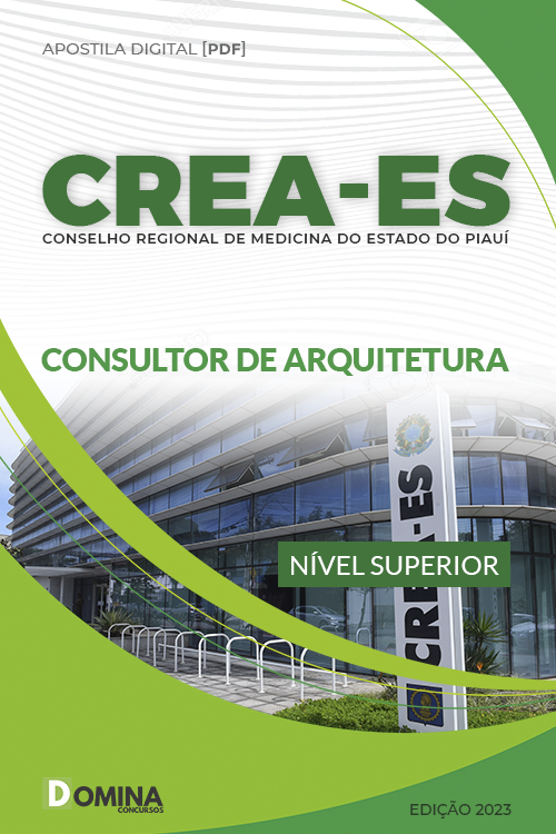 Apostila Concurso CREA ES 2023 Consultor Arquitetura