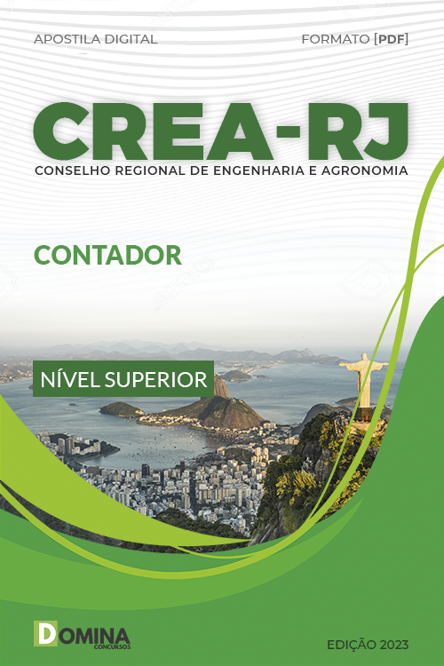 Apostila Digital Concurso CREA RJ 2023 Contador