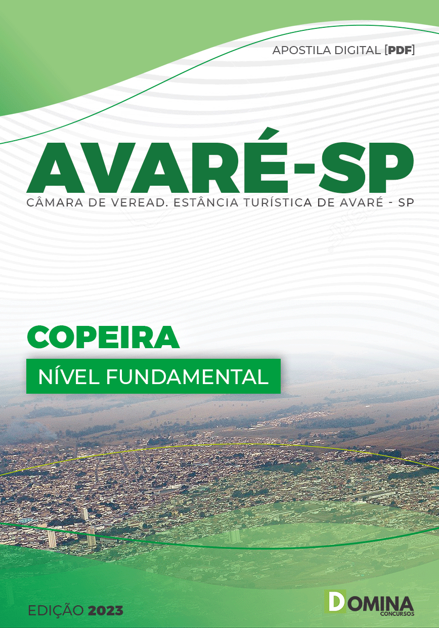 Apostila Concurso Câmara Avaré SP 2023 Copeira
