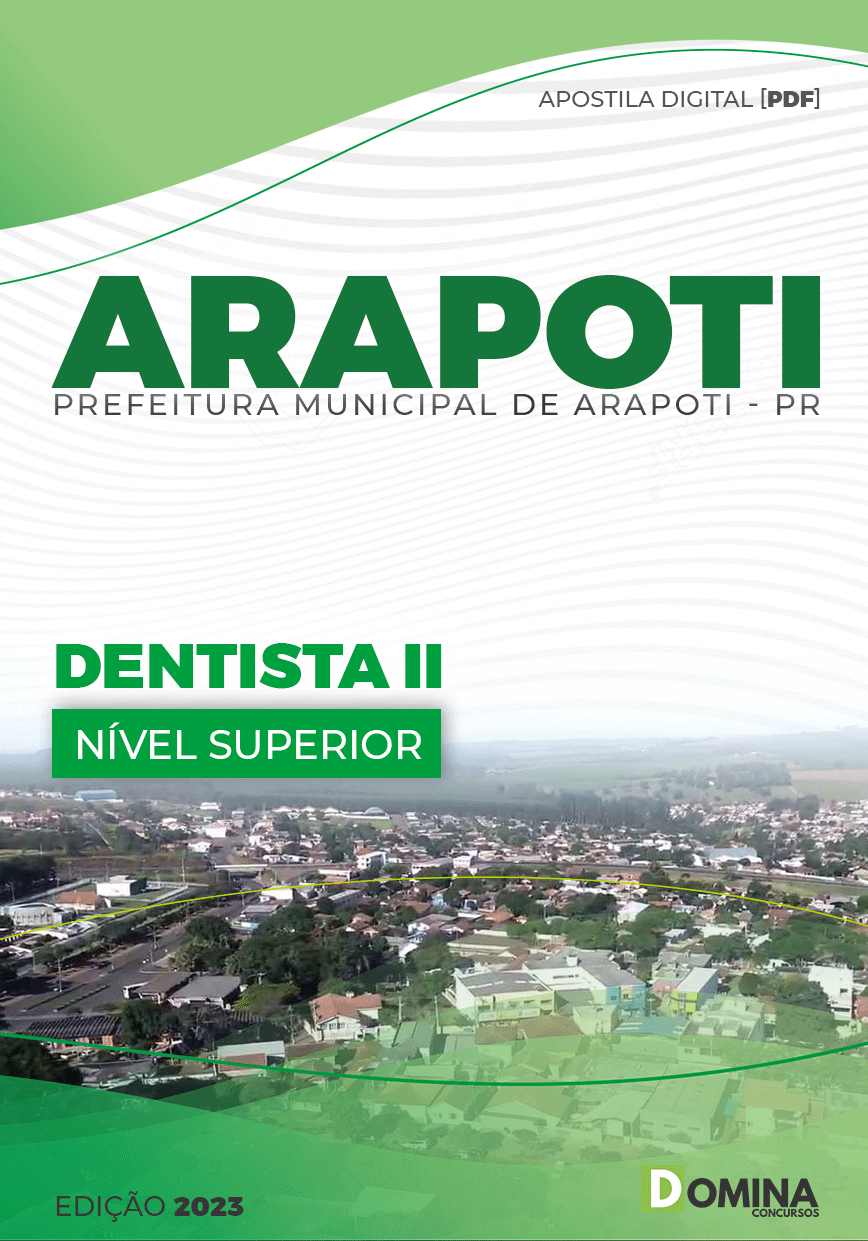 Apostila Concurso Pref Arapoti PR 2023 Dentista II