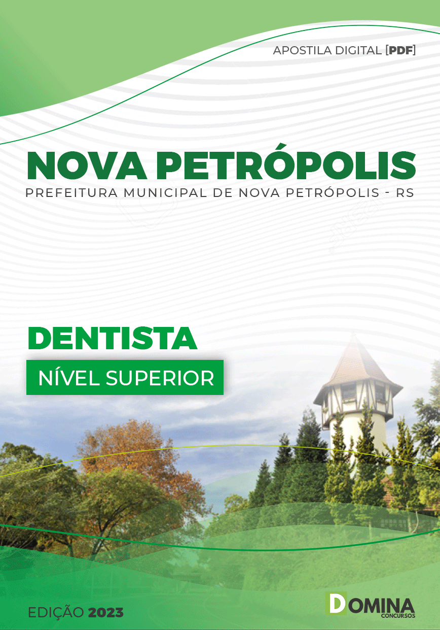 Apostila Digital Pref Nova Petrópolis RS 2023 Dentista