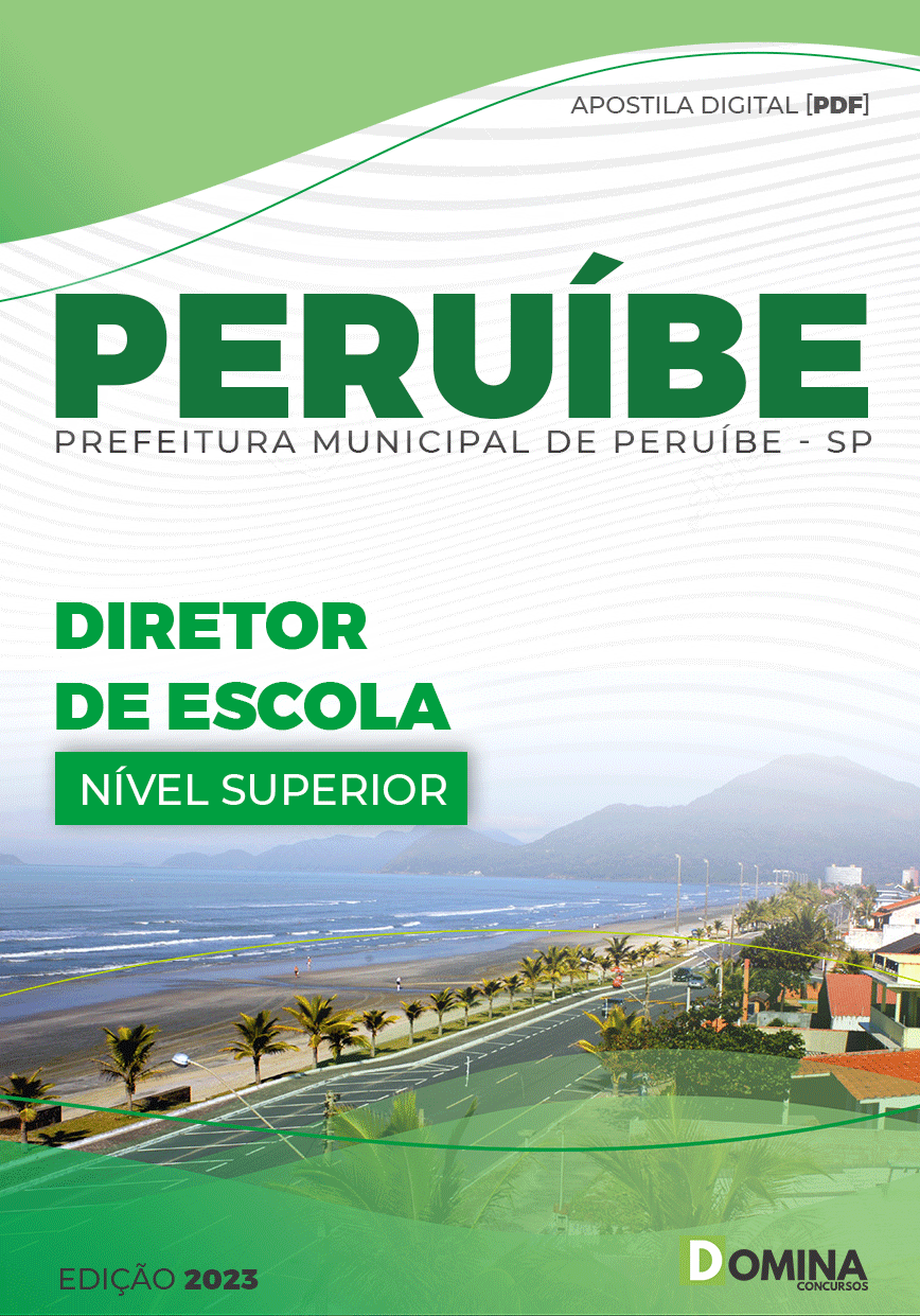 Apostila Digital Pref Peruíbe SP 2023 Diretor Escola