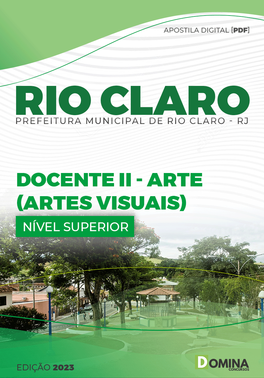 Apostila Pref Rio Claro RJ 2023 Docente II Artes Visuais